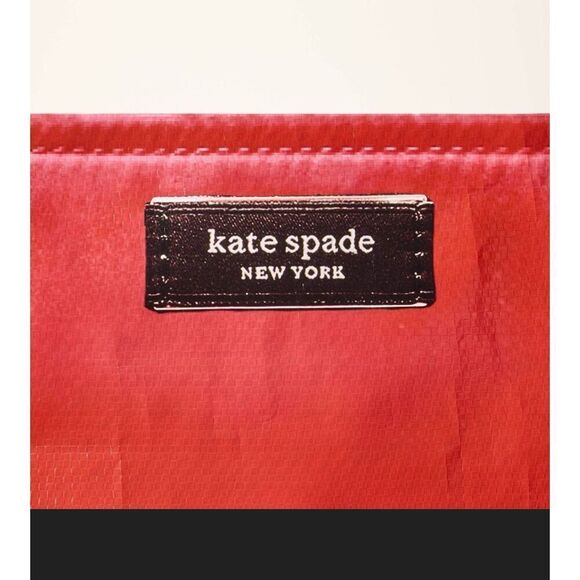 Large Tote Bag kate spade new york x Target Red White Exclusive On Hand - Picture 4 of 5